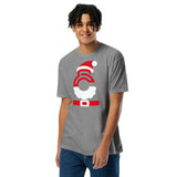 Clamtown Christmas Tee — dark heather gray — man front
