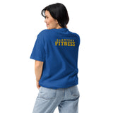Clamtown Thanksgiving Tee — royal — woman back